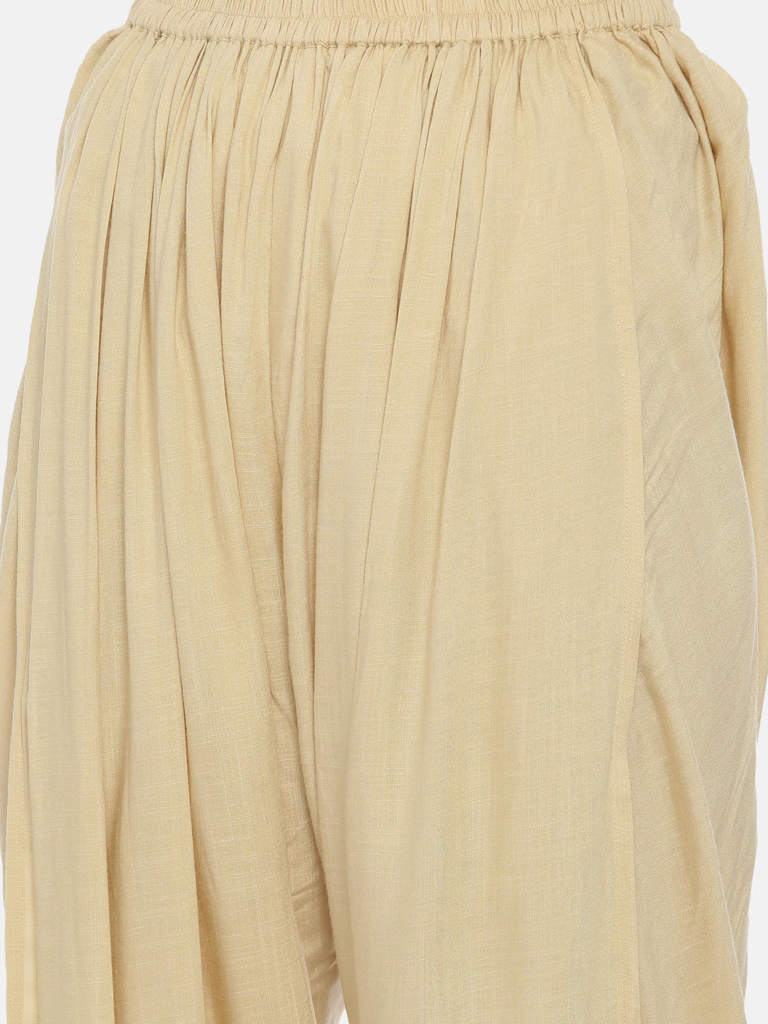Neerus Yellow Embroidered High Low Kurta - Image 7