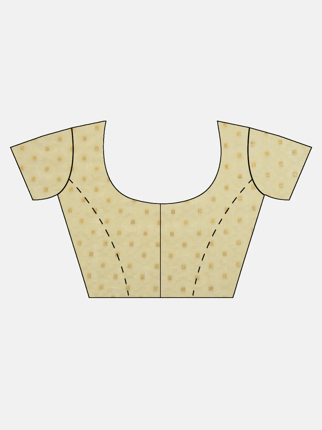 Neerus Yellow Printed Saree With Blouse - Image 5