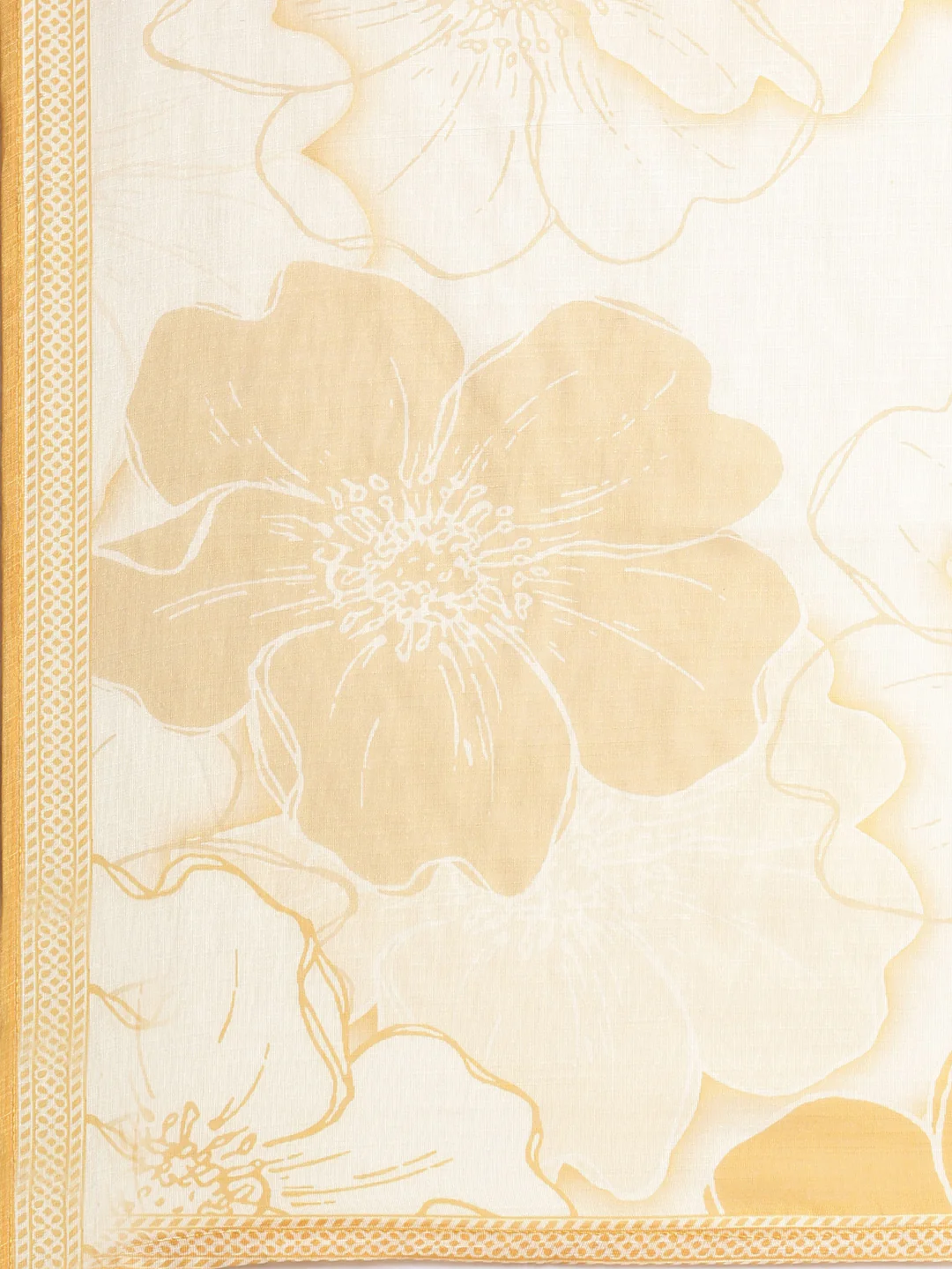 Neerus Yellow Printed Straight Kurta and Trousers With Dupatta - Image 7