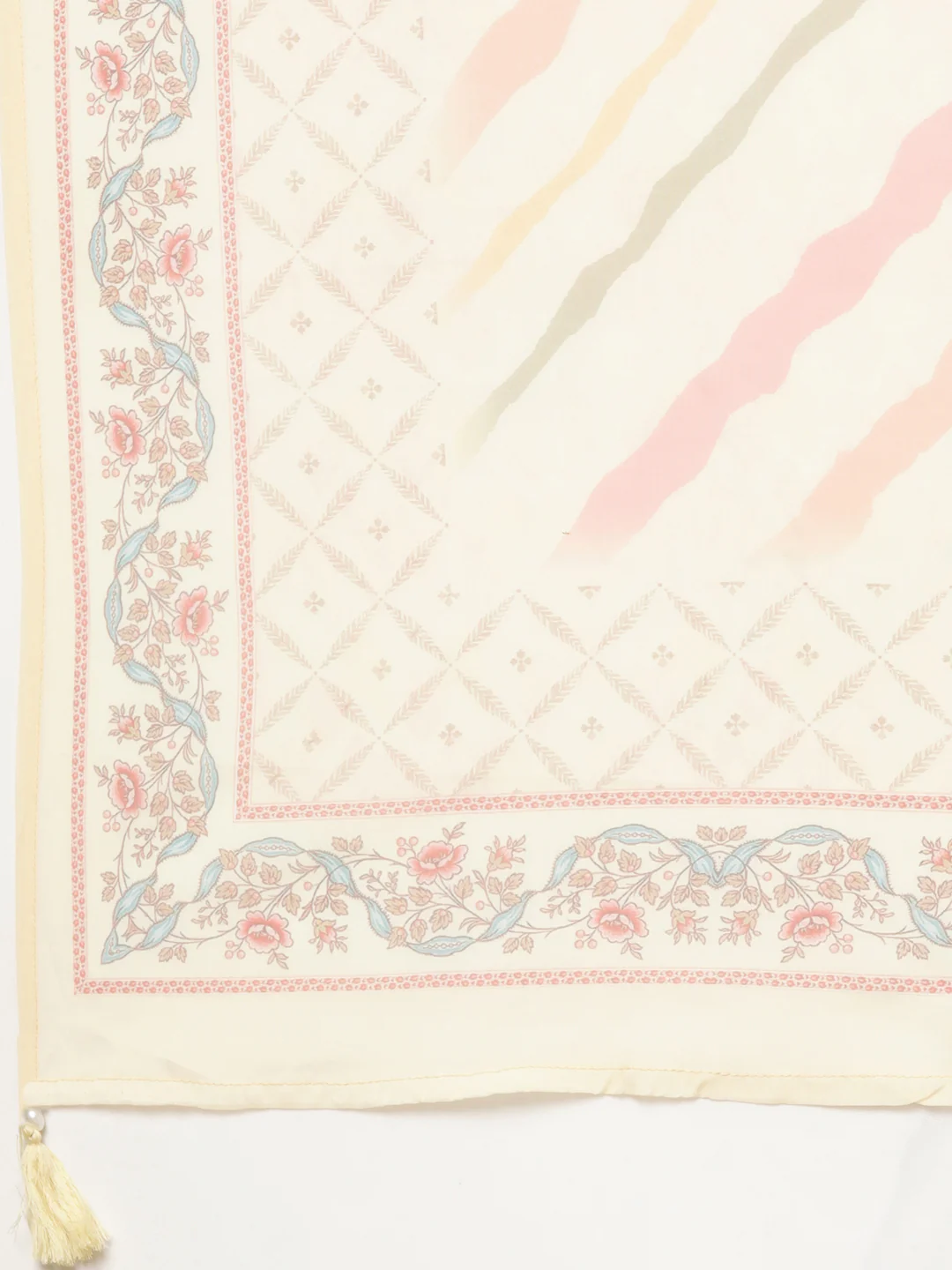 Neerus Yellow Regular Straight Floral Readymade suits - Image 6