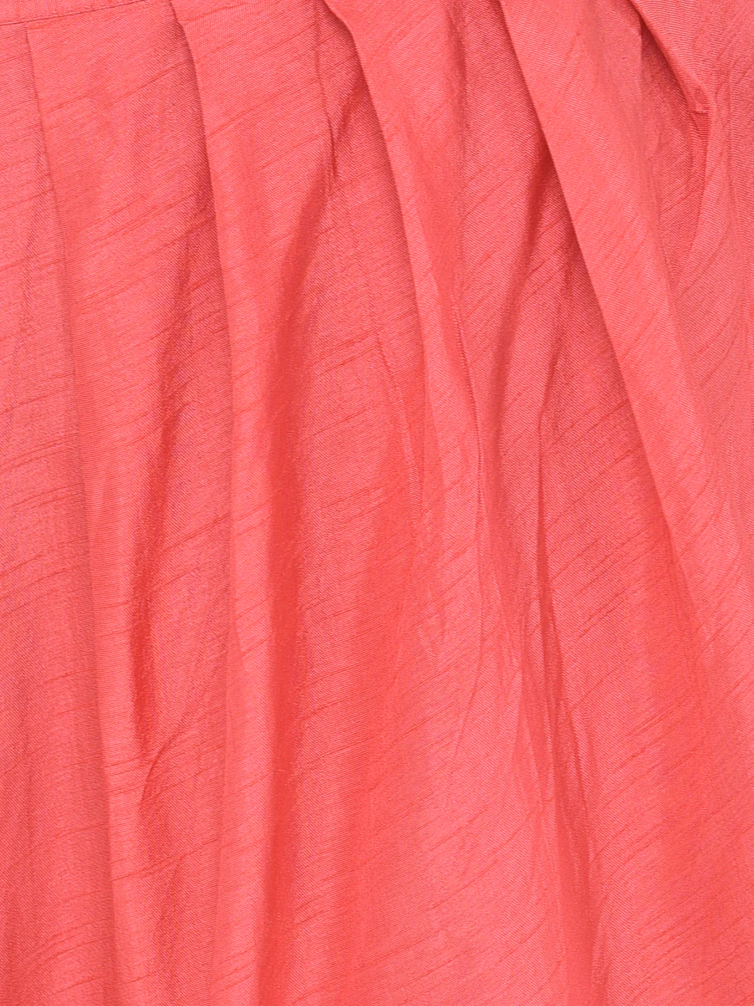 Neerus'S Tomato Color Silk Fabric Suit-Pant - Image 7