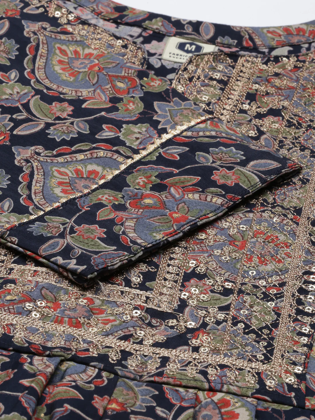 Neerusvy Blue Color Shantoon Fabric Kurta Sets - Image 8