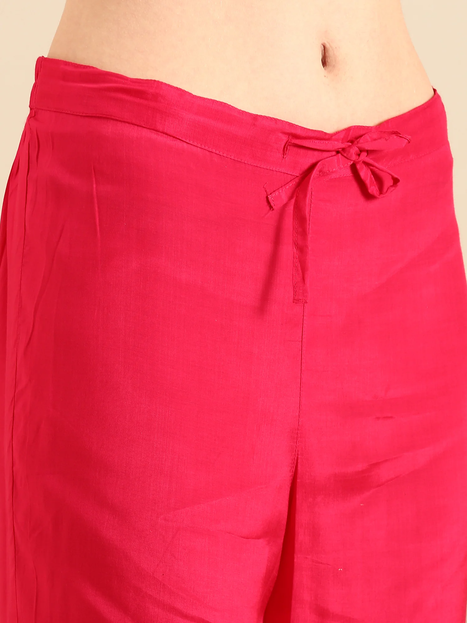 Pink muslin thread embroiderey three piece suit set - Image 7