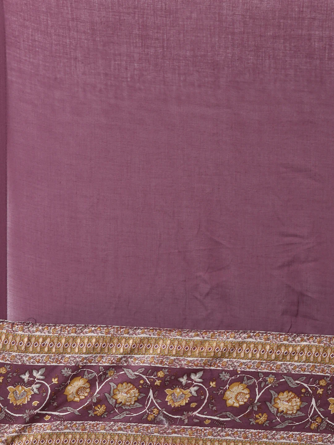 Printed Cotton Anarkali Three Piece Set - Image 7