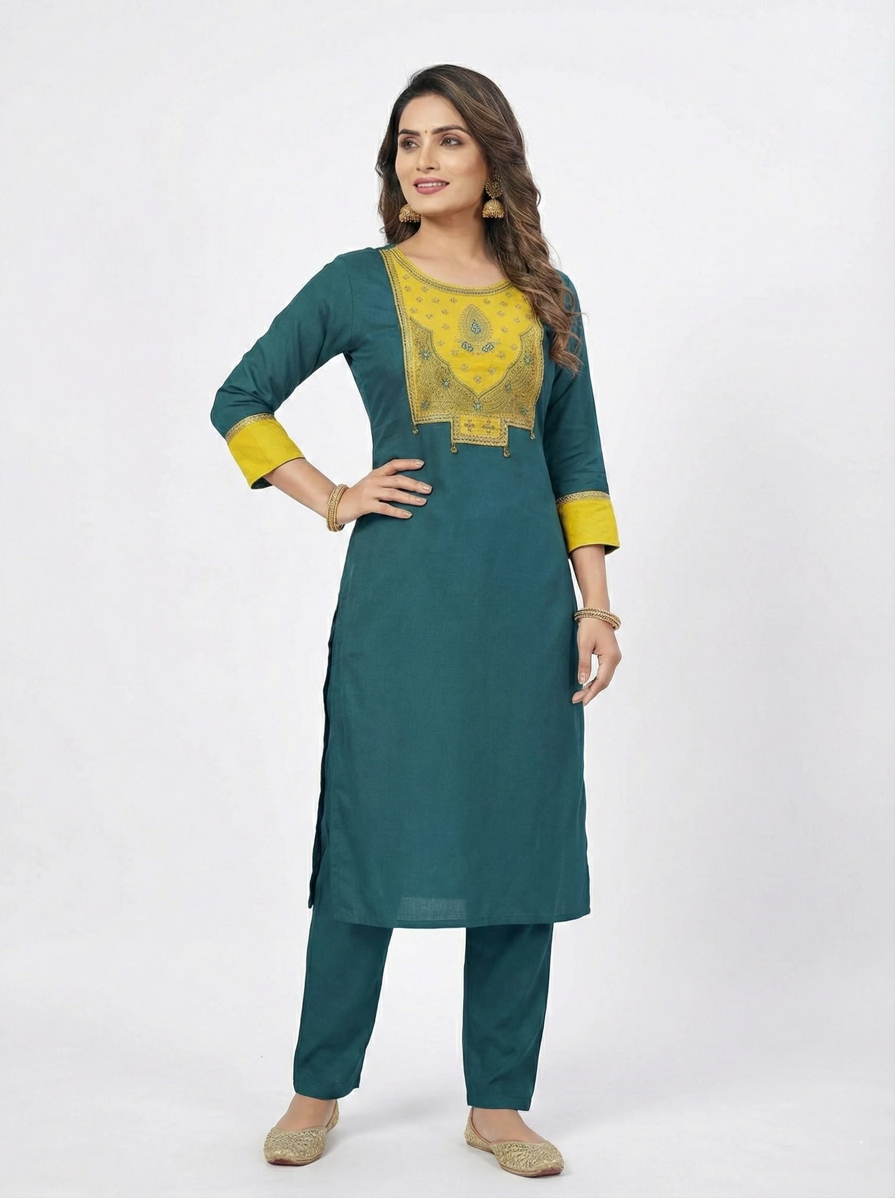 Rama Rayon Two Piece Set - Image 4
