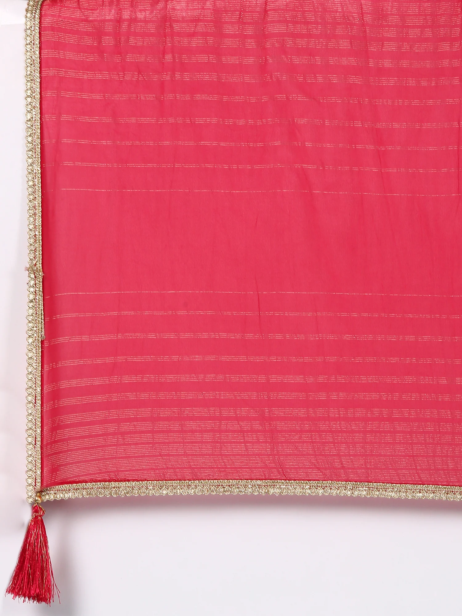 Rani Pink Silk Digital Print Three Piece Set - Image 7