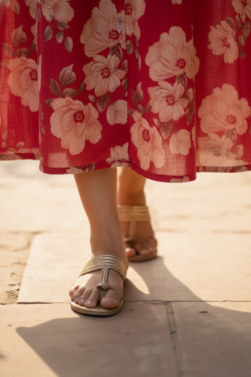 Rani Rayon Floral Printed Kurta - Image 5