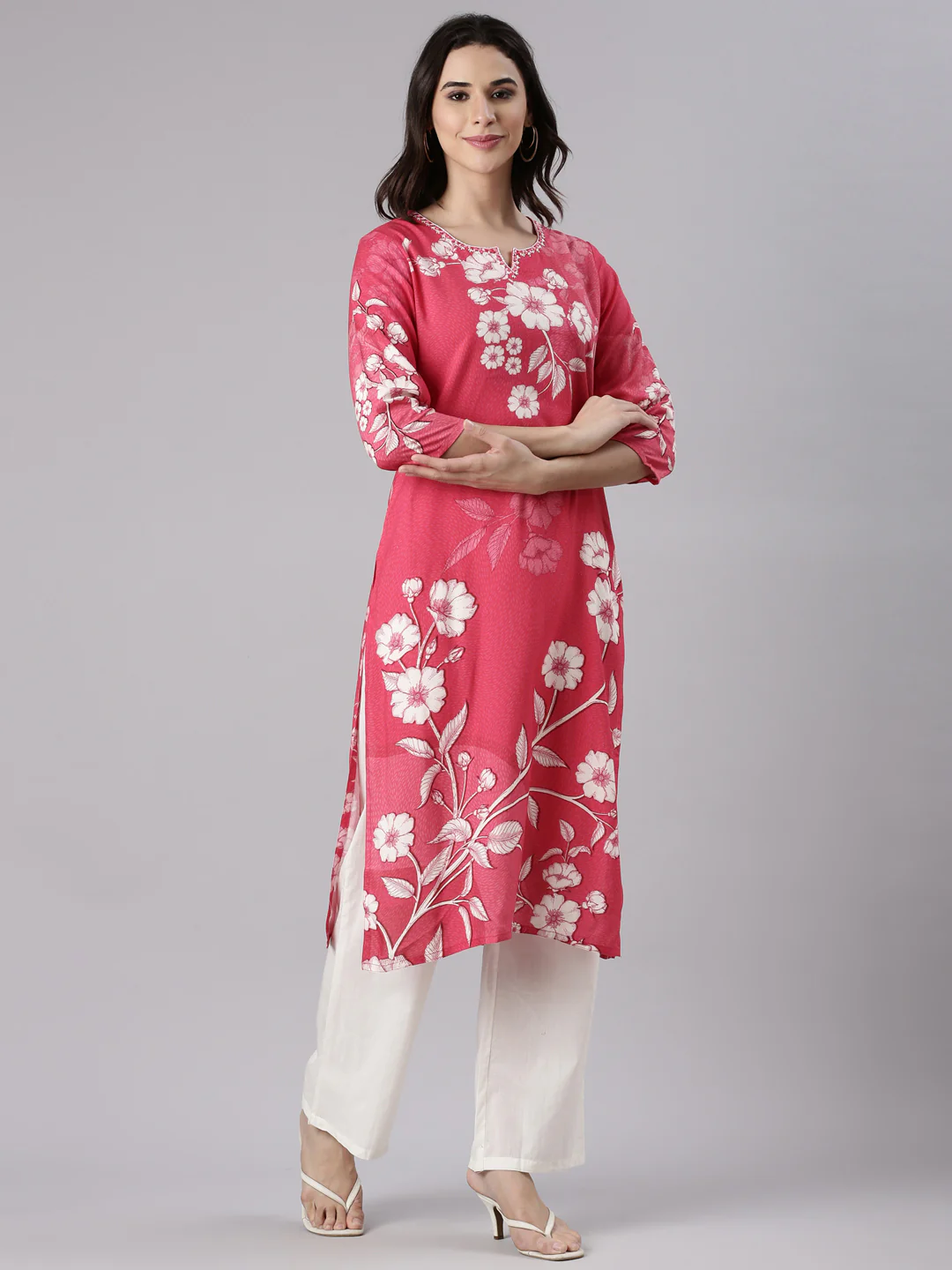 Rani Rayon Printed Kurta - Image 2