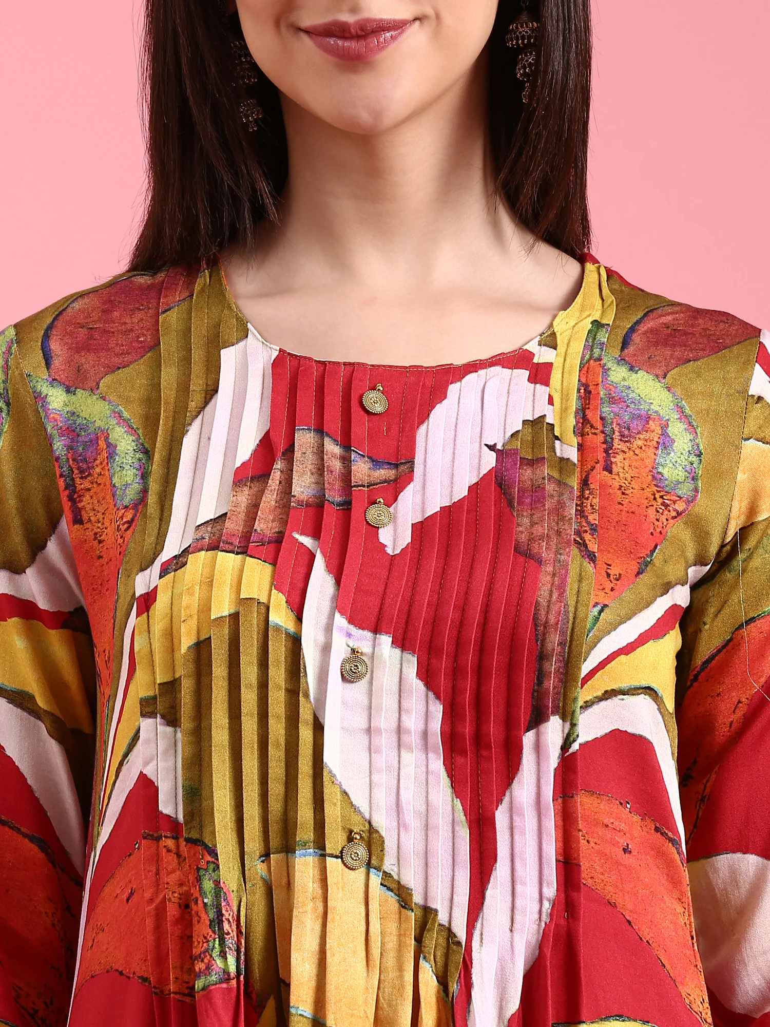 Rust Rayon Two Piece Set - Image 4