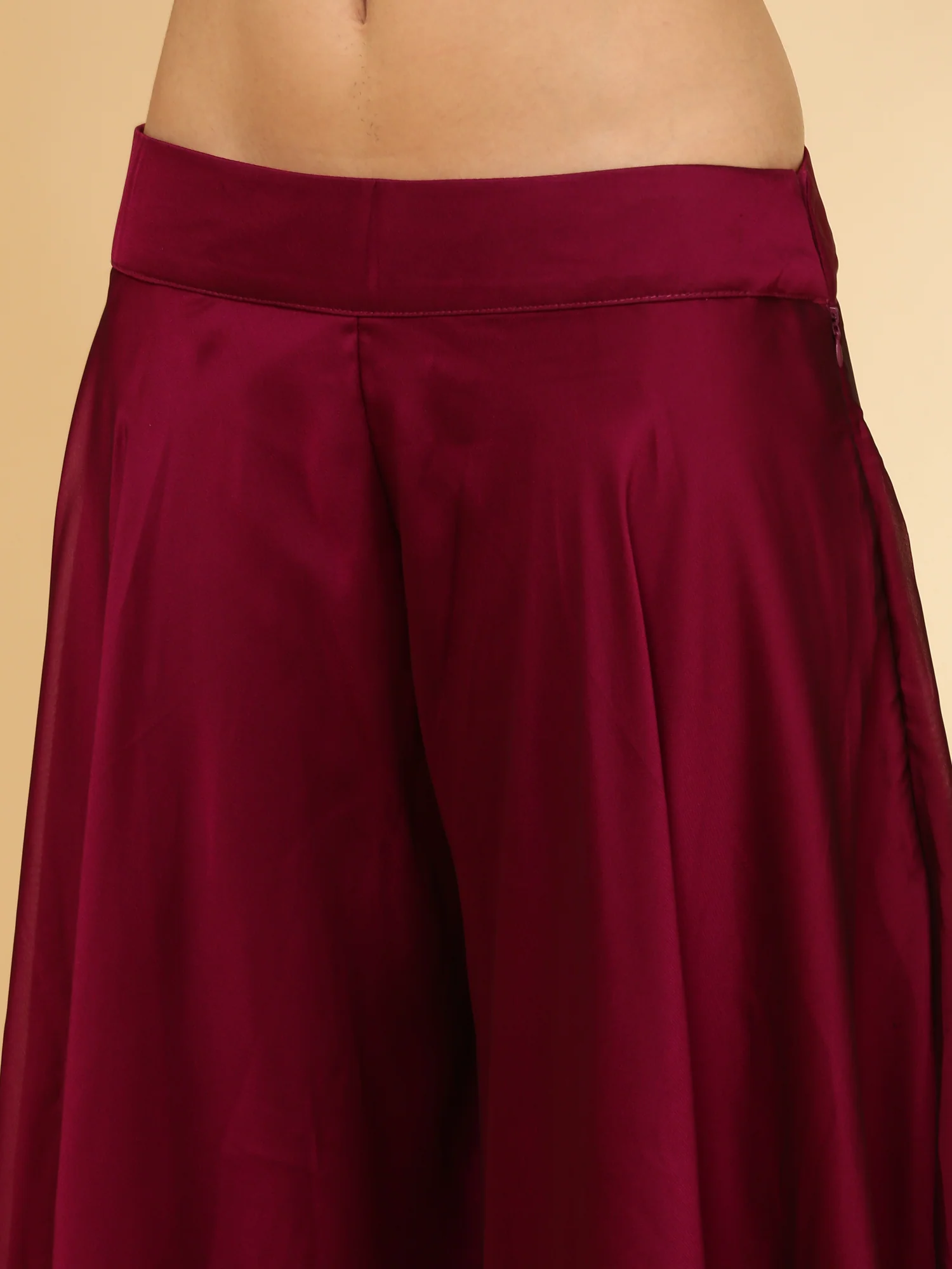 Wine Banaras Three Piece Set - Image 7